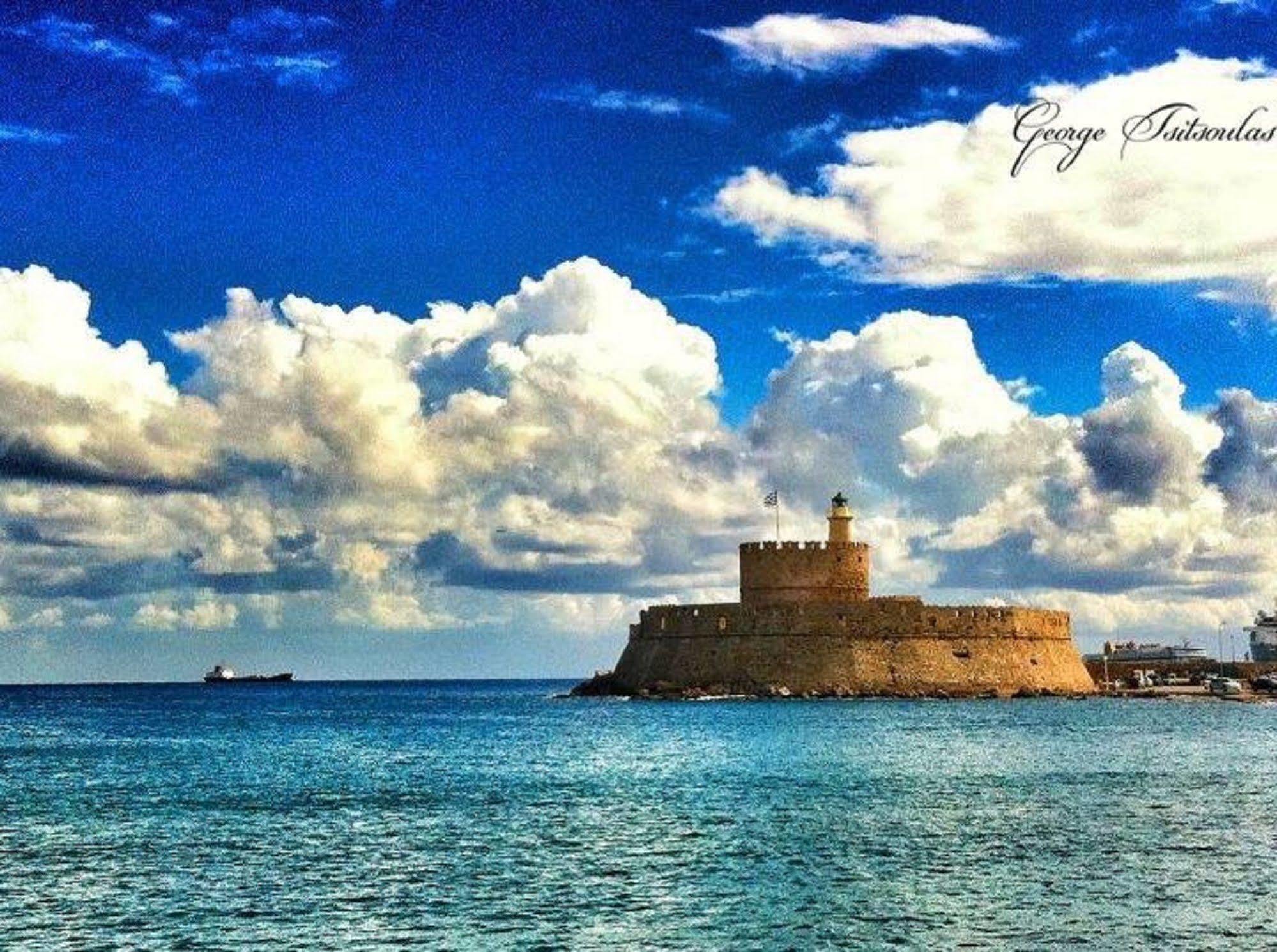 فيلا Old Town Roloi House Rhodes City المظهر الخارجي الصورة